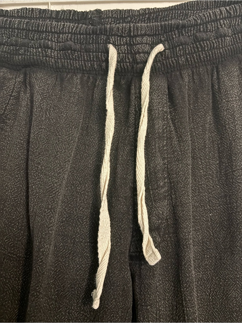 Rip Curl Womens Dark Gray Drawstring Classic Surf Pant Sz S Elastic Waist Ankle - Picture 3 of 10